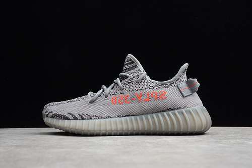 [AH2203]-[CJ YEEZY BOOST 350 V2 BELUGA 2.0 GREY/BOLD ORANGE-DARK GREY]-[UNISEX:36-47]