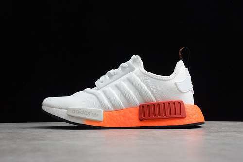 【300】[EF5860]-[NMD_R1 SHOES CLOUD WHITE/CORE BLACK/SOLAR RED]-[WOMAN:36-39]-[MAN:40-45]