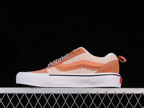 【270】[VN0007QDBM0]-[KNU SKOOL VLT LX PEACH DUST/WHITE/BLACK]-[WOMAN:35-39]-[MAN:40-44]