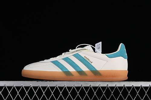 【270】[JI2583]-[ORIGINALS GAZELLE INDOOR WHITE/GREEN/BROWN]-[WOMAN:35-39]-[MAN:40-46]