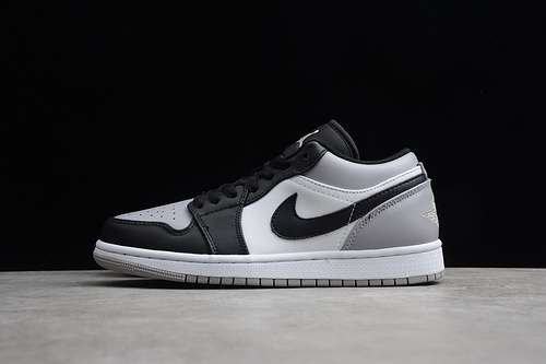 [69-67-76]-[553558-110]-[AIR JORDAN 1 LOW GREY TOE GREY/WHITE/ATMOSPHERE-BLACK]-[UNISEX:36-47.5]