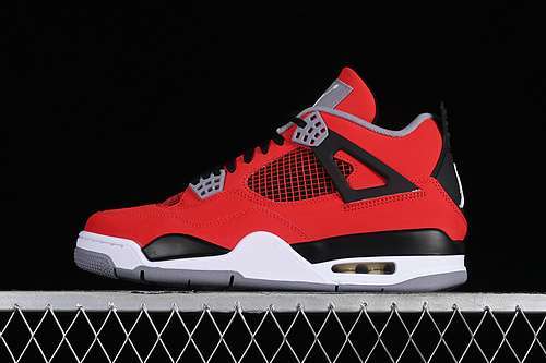 【560】[308497-603]-[AIR JORDAN 4 RETRO TORO BRAVO FIRE RED/WHITE-BLACK-CEMENT GREY]-[MAN:40-50.5]