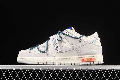 【450】[DJ0950-111]-[OW X SB DUNK LOW LOT 16 OF 50 SAIL/NEUTRAL GREY/NIGHTSHADE]-[UNISEX:36-47.5]