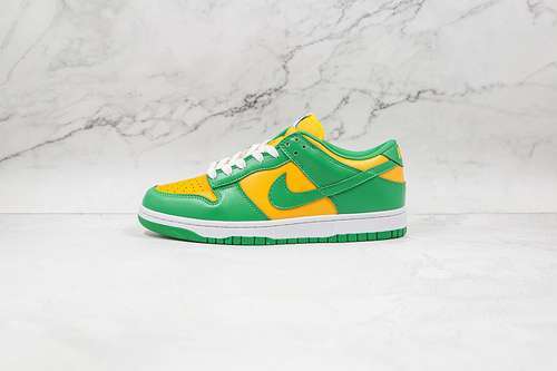 【340】[CU1727-700]-[SB DUNK LOW SP BRAZIL VARSITY MAIZE/PINE GREEN/WHITE]-[UNISEX:36-46]