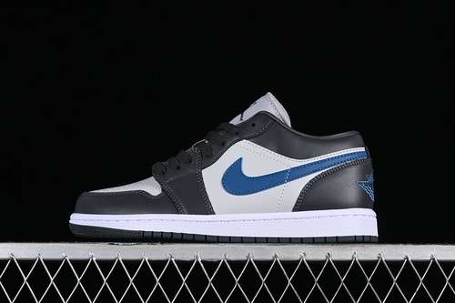 【260】[DC0774-040]-[AIR JORDAN 1 LOW BLACK/UNIVERSITY BLUE-WHITE]-[WOMAN:36-39]-[MAN:40-46]