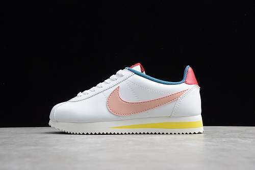 【240】[807471-114]-[CORTEZ SUMMIT WHITE/GYM RED-CHROME YELLOW-CORAL STARDUST]-[UNISEX:36-44]