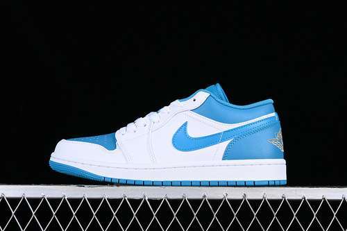 【300】[553558-174]-[AIR JORDAN 1 LOW AQUATONE/CELESTIAL GOLD/WHITE]-[MAN:40-46]
