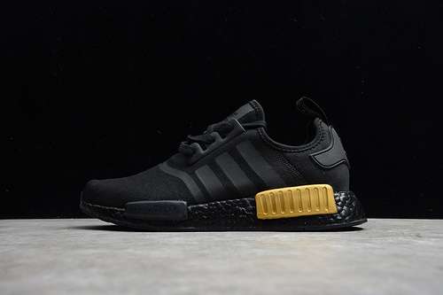 【300】[FV1787]-[NMD_R1 SHOES CORE BLACK/CORE BLACK/GOLD METALLIC]-[WOMAN:36-39]-[MAN:40-45]