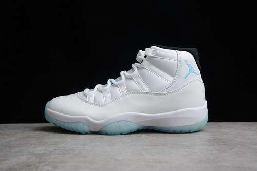 【450】[378037-117]-[AIR JORDAN 11 RETRO 2014 WHITE/LEGEND BLUE]-[MAN:40.5-47.5]