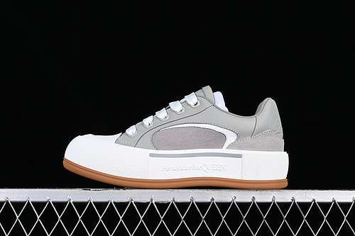 【460】[W4PQ11070]-[ALEXANDER MCQUEEN 2023 WHITE/GREY/BROWN]-[WOMAN:35-39]-[MAN:40-44]