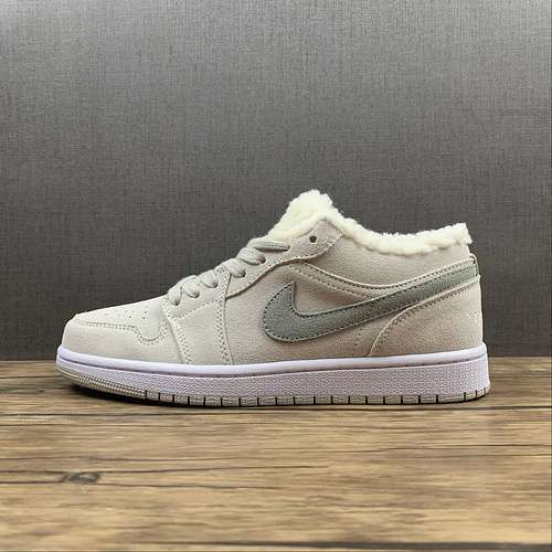 【280】[DO0750-002]-[AIR JORDAN 1 LOW SE SHERPA FLEECE COLLEGE GREY/PARTICLE GREY/NEUTRAL GREY/WHITE]