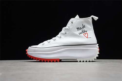 【280】[571874C]-[RUN STAR HIKE HIGH MADE WITH LOVE WHITE/BRIGHT POPPY/BLACK]-[WOMAN:35-40]