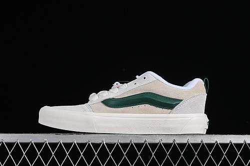 【220】[VN009QCBDS]-[VANS CLASSICS KNU SKOOL WHITE/GREY/GREEN]-[WOMAN:35-39]-[MAN:40-44]