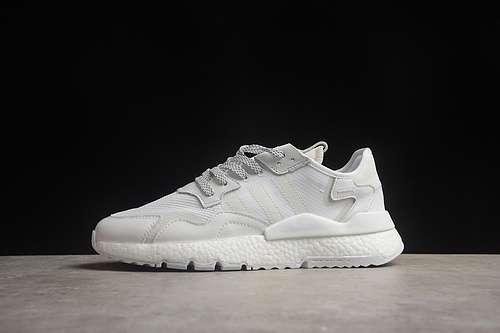 【260】[FV1267]-[NITE JOGGER 2019 BOOST WHITE/GREY]-[WOMAN:36-39]-[MAN:40-45]