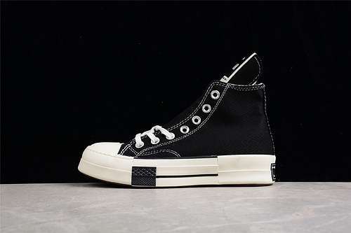 【260】[A00130C]-[RICK OWENS DRKSHDW DRKSTAR CHUCK TAYLOR 70S HIGH BLACK/EGRET]-[WOMAN:35-44]