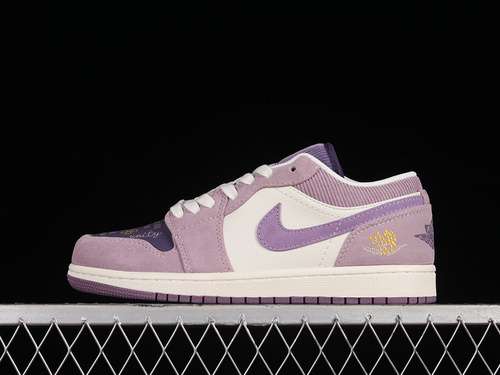 【300】[DR8057-500]-[AIR JORDAN 1 LOW UNITY PURPLE SMOKE/SAIL-PURPLE]-[WOMAN:36-39]-[MAN:40-45]