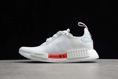 【300】[F67745]-[NMD_R1 SHOES CLOUD WHITE/CLOUD WHITE/RED]-[WOMAN:36-39]-[MAN:40-45]