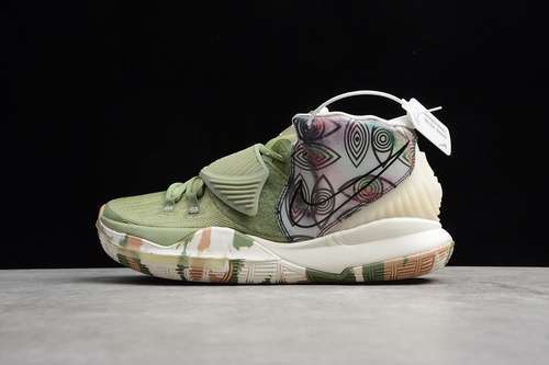 [CQ7634-303]-[KYRIE 6 PRE-HEAT SHANGHAI GREEN/WHITE]-[MAN:40-46]
