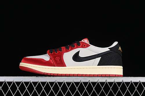 【360】[FN0432-100]-[TROPHY ROOM AIR JORDAN 1 LOW OG AWAY SAIL/BLACK-VARSITY RED-MUSLIN]-[36-47.5]
