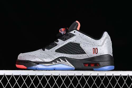 【360】[846316-025]-[AIR JORDAN 5 LOW NEYMAR GREY/BLACK/BLUE]-[WOMAN:36-39]-[MAN:40-47.5]