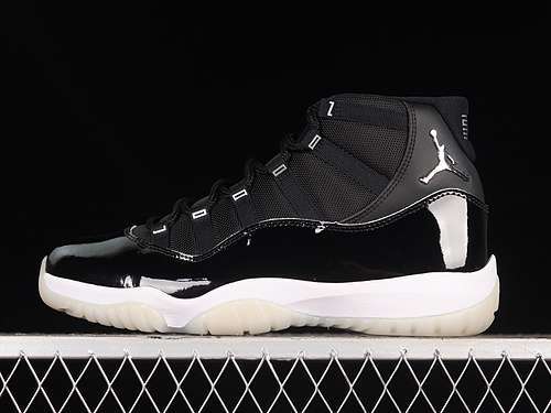 【570】[CT8012-011]-[AIR JORDAN 11 RETRO JUBILEE 25TH ANNIVERSARY BLACK/CLEAR/WHITE/METALLIC SILVER]