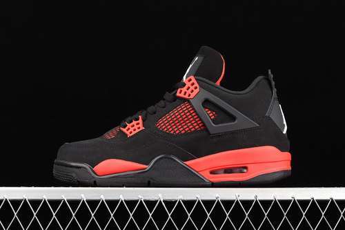 【470】[CT8527-016]-[AIR JORDAN 4 RETRO RED THUNDER BLACK/BLACK/UNIVERSITY RED]-[UNSIEX:36-47.5]