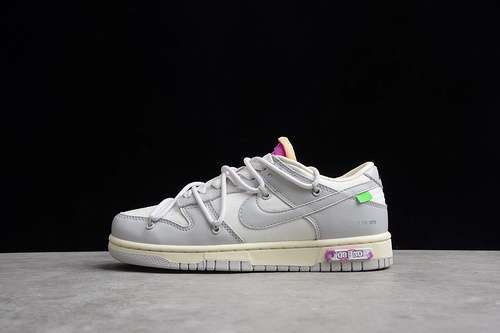 【340】[DM1602-118]-[OW X SB DUNK LOW LOT 03 OF 50 SAIL/NEUTRAL GREY/PINK]-[WOMAN:36-39]-[MAN:40-47]