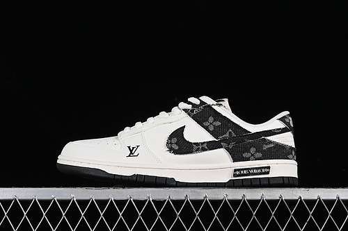 【360】[DJ2024-009]-[SB DUNK LOW L*V OFF WHITE/BLACK]-[WOMAN:36-39]-[MAN:40-45]