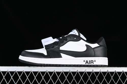 【300】[DM7866-188]-[TRAVIS SCOTT X AIR JORDAN 1 LOW WHITE/BLACK]-[WOMAN:36-39]-[MAN:40-46]