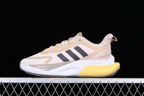 【270】[HP6637]-[ADIDAS ALPHABOUNCE BLACK/WHITE/YELLOW/BROWN]-[WOMAN:36-39]-[MAN:40-45]