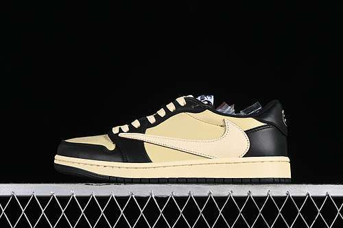 【320】[DM7866-201]-[TRAVIS SCOTT X AIR JORDAN 1 LOW OG YELLOW/BLACK]-[WOMAN:36-39]-[MAN:40-47.5]