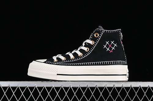 【230】[A08731C]-[CONVERSE ALL STAR LIFT WHITE/BLACK]-[WOMAN:35-40]