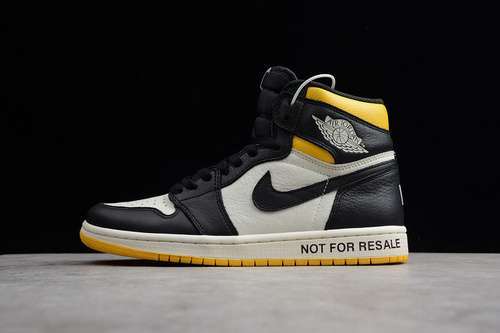 [861428-107]-[ST JORDAN 1 RETRO HIGH NOT FOR RESALE SAIL/BLACK/VARSITY MAIZE]-[MAN:40-46]