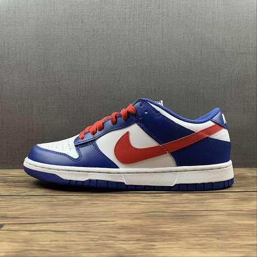 【360】[CW1590-104]-[SB DUNK LOW GS WHITE/GAME ROYAL/BLACK/BRIGHT CRIMSON]-[WOMAN:36-39]-[MAN:40-45]