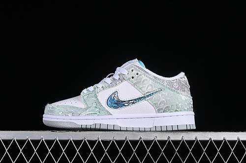 【300】[DV0831-101]-[DUNK LOW SB CNY WHITE/GREY/BLUE/GREEN]-[WOMAN:36-39]-[MAN:40-47.5]
