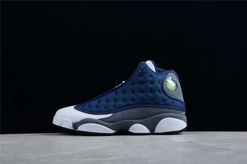 【580】[414571-401]-[AIR JORDAN 13 RETRO FLINT 2010 FRENCH BLUE/UNIVERSITY BLUE/FLINT GREY/WHITE]
