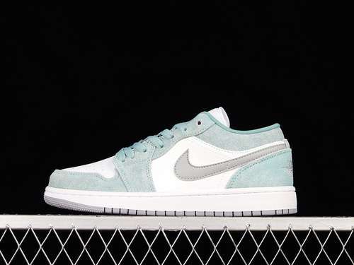 【280】[DN3705-301]-[AIR JORDAN 1 LOW NEW EMERALD/WHITE-LIGHT STEEL GREY]-[WOMAN:36-39]-[MAN:40-46]