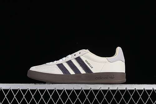 【270】[IH8548]-[ORIGINALS GAZELLE INDOOR WHITE/GREY/BLACK]-[WOMAN:35.5-39]-[MAN:40-45]