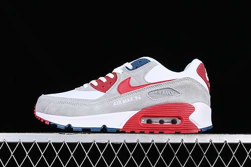 【250】[DQ8235-001]-[AIR MAX 90 WHITE/RED/GREY]-[WOMAN:36-39]-[MAN:40-45]