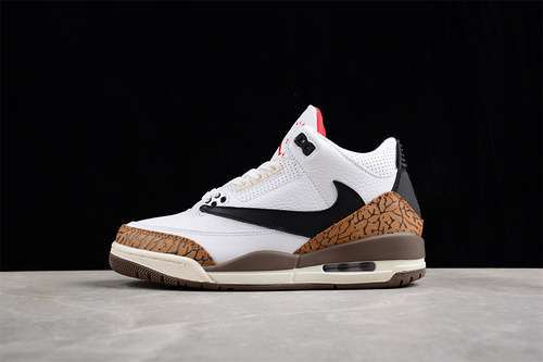 【530】[CT8532-120]-[AIR JORDAN 3 RETRO HIGH OG AJ3 WHITE/BROWN/BLACK]-[MAN:40-47.5]