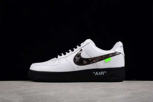 【630】[LV3369-101]-[L*V X AIR FORCE 1 LOW 07 WHITE/WHITE/BLACK]-[WOMAN:35.5-39]-[MAN:40-47.5]