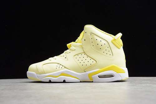 【380】[543390-800]-[AIR JORDAN 6 GS FLORAL CRIMSON TINT/DYNAMIC YELLOW]-[WOMAN:36-40]
