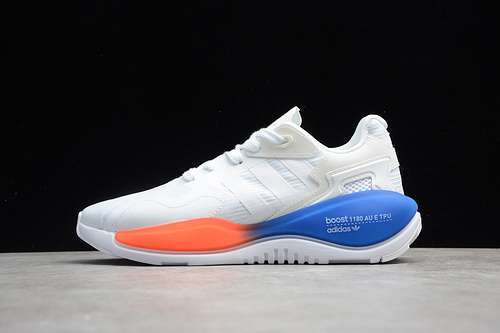 【320】[FV2317]-[ADISTAR RIDE 3 M SHOES CLOUD WHITE/BLUE/ORANGE]-[WOMAN:36-39]-[MAN:40-45]