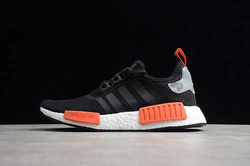 【300】[AQ0882]-[NMD_R1 CORE BLACK/CLOUD WHITE/ORANGE]-[WOMAN:36-39]-[MAN:40-45]