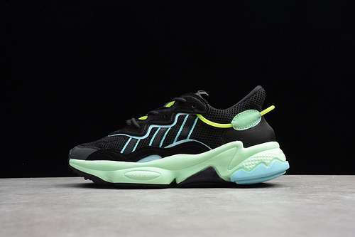[59-57-66]-[EE7001]-[OZWEEGO SHOES CORE BLACK/FLUORESCENT BLUE]-[WOMAN:36-39]-[MAN:40-45]