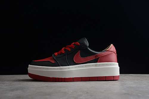 【300】[DQ1823-006]-[AIR JORDAN 1 LV8D  BLACK/RED/BLACK]-[WOMAN:35.5-39]-[MAN:40-44.5]
