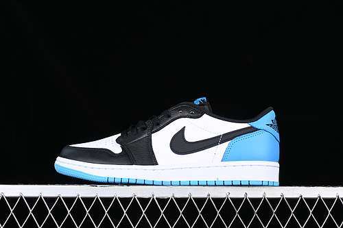 【510】[CZ0790-104]-[AIR JORDAN 1 RETRO LOW OG WHITE/DARK POWDER BLUE/BLACK]-[MAN:40.5-47.5]