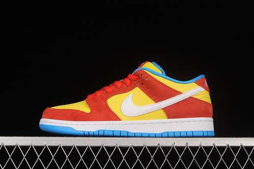 【360】[BQ6817-602]-[DUNK LOW PRO SB &#x27;BART SIMPSON&#x27;HABANERO RED/WHITE/BLUE HERO]-[UN