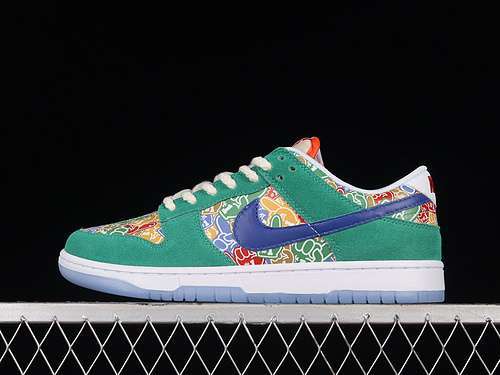 【380】[DZ5184-300]-[DUNK LOW SB FOAM FINGER STADIUM GREEN/WHITE/UNIVERSITY RED/OLD ROYAL]-[36-47.5]