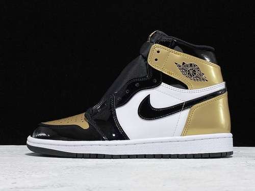 【520】[861428-007]-[GET AIR JORDAN RETRO 1 HIGH OG NRG BLACK/METALLIC GOLD]-[MAN:40-46]
